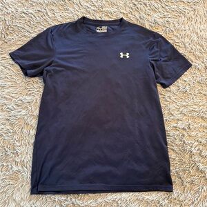 Under Armour Men's Navy Performance Short Sleeve Tee with Logo